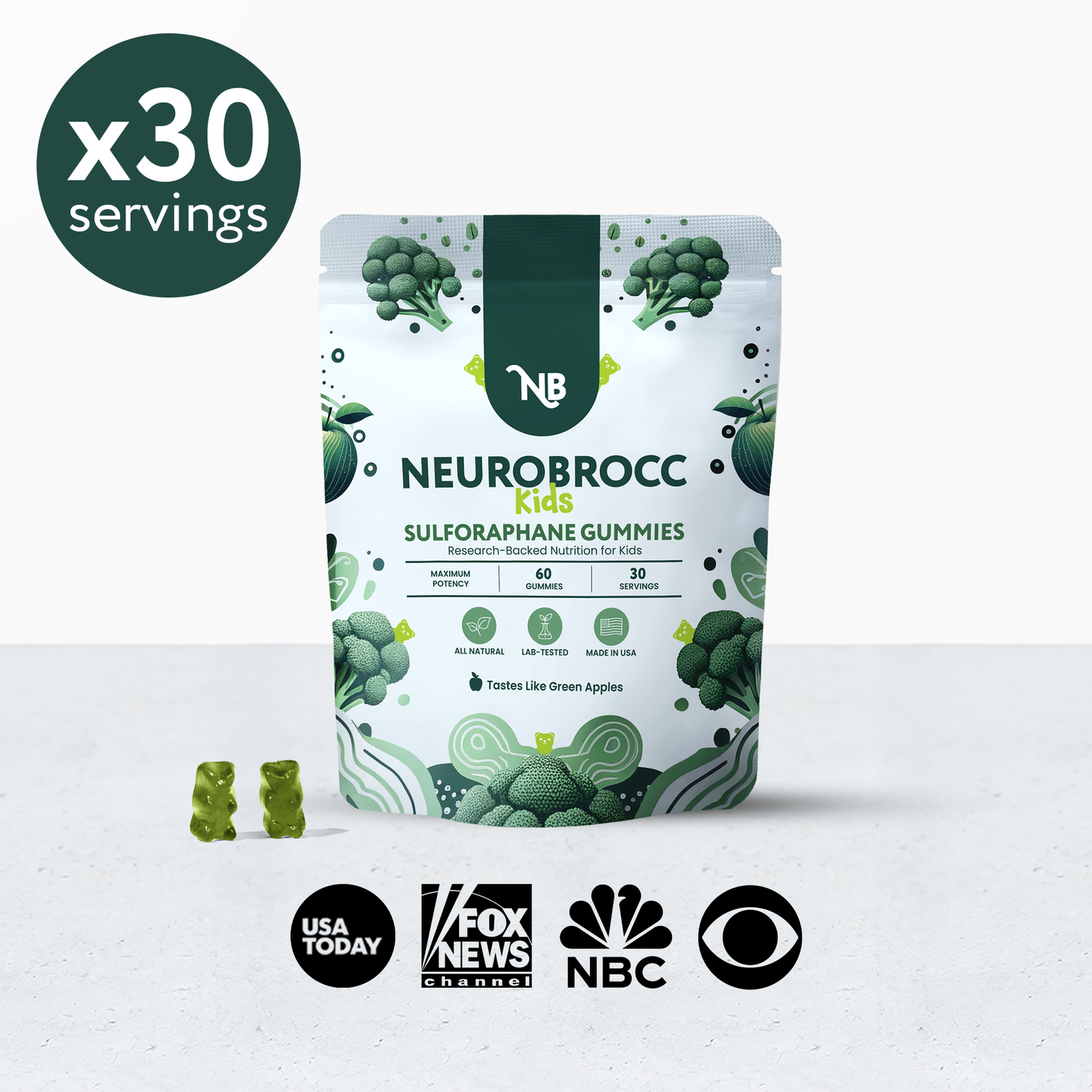 The Brain-Boosting BroccoliGummy Your Kids Actually Wantto Eat