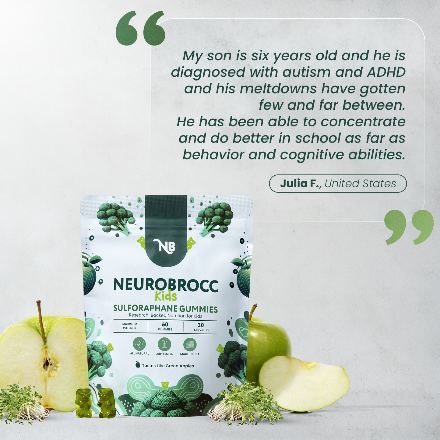 The Brain-Boosting BroccoliGummy Your Kids Actually Wantto Eat